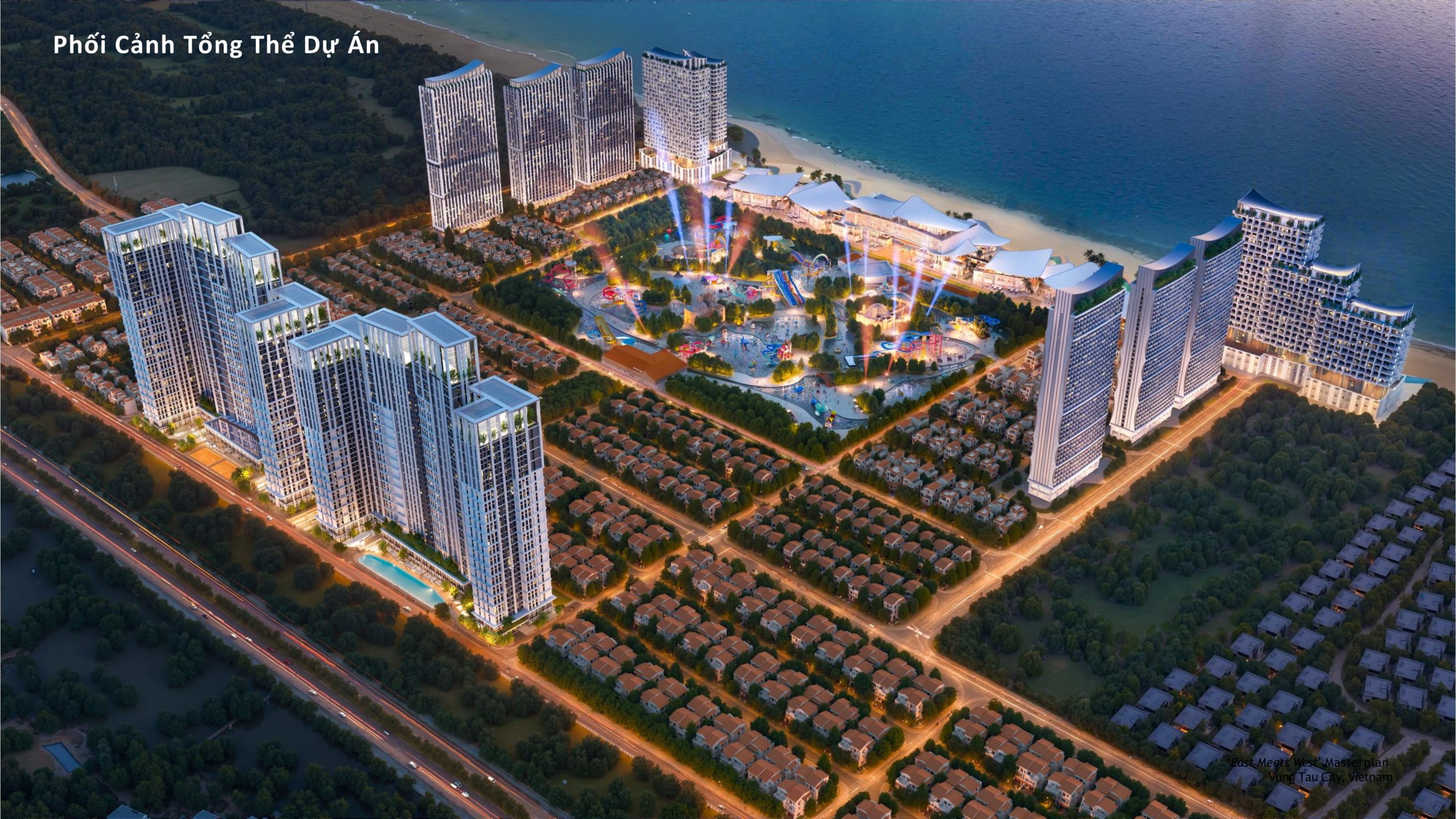 Phối cảnh tổng thể Blanca City